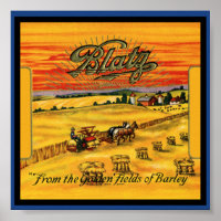 Poster de la bière de Blatz