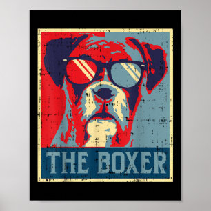 Poster de la boîte Obama Animaux Vintages Chien de