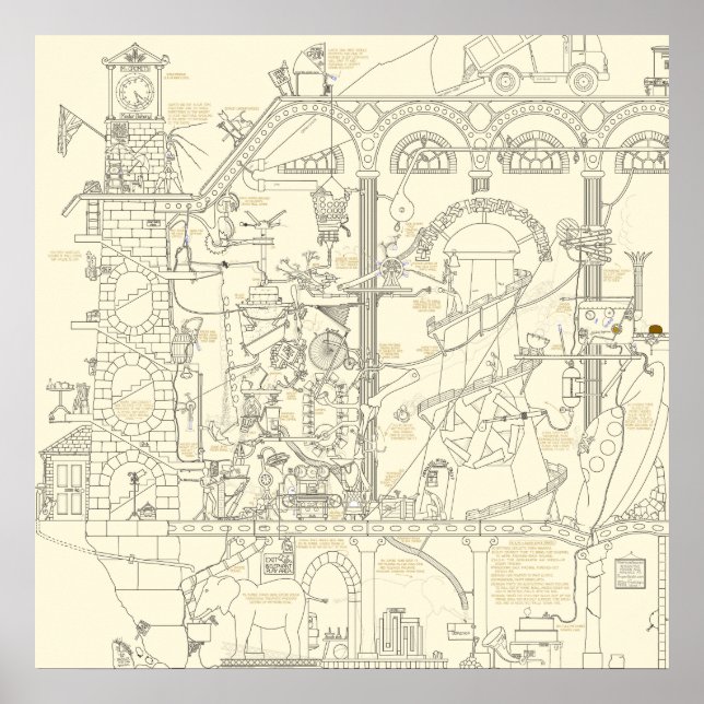 Poster de la boulangerie Traption (Devant)