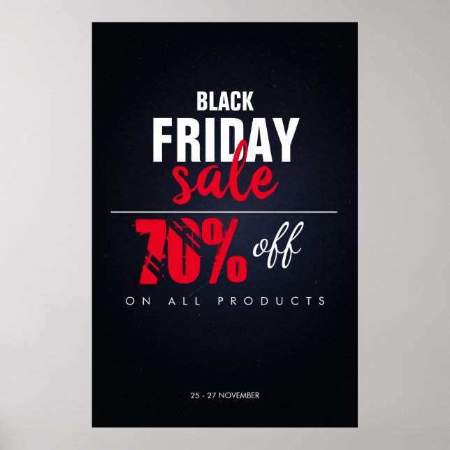 Poster de la Boutique de rabais pour entreprise Bl (Devant)