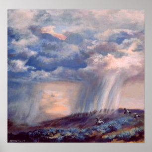 Poster de la caille d'orage couleur