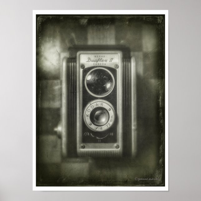 Poster de la caméra vintage (Devant)