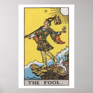 Poster de la carte Fool Tarot