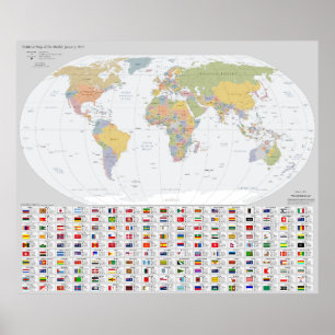 Poster de la Carte Mondiale 2023 de Fair Shores