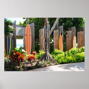 Poster de la carte surf