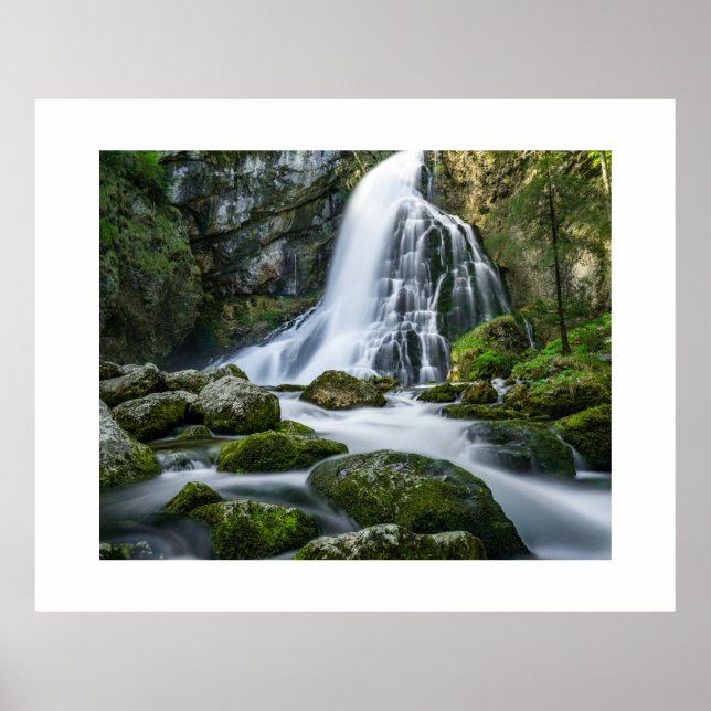 Poster de la cascade (Devant)