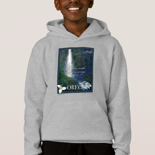 Poster de la cascade de l'Oregon (Devant)