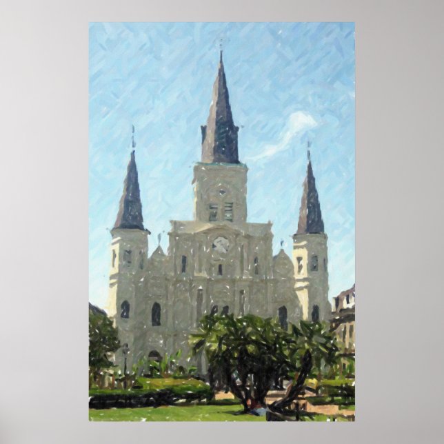 Poster de la cathédrale Saint-Louis de la Nouvelle (Devant)