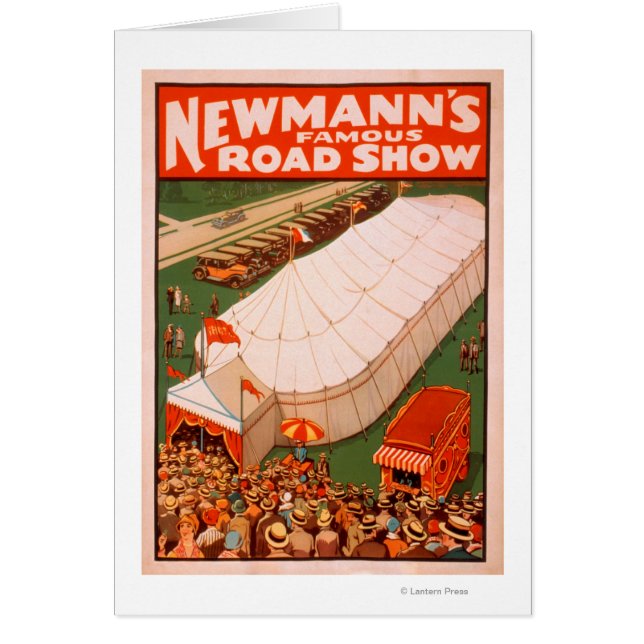 Poster de la célèbre tente magique de Newmann (Devant)