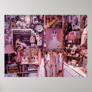 Poster de la chambre à coucher rose