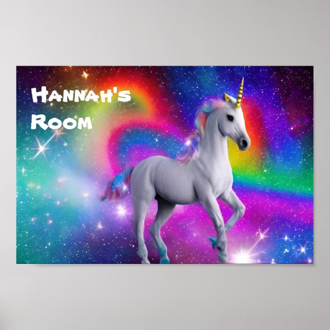 Poster de la chambre de l'enfant personnalisée (Devant)