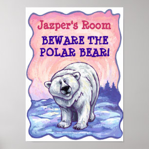 Poster de la chambre personnelle de l'ours polaire