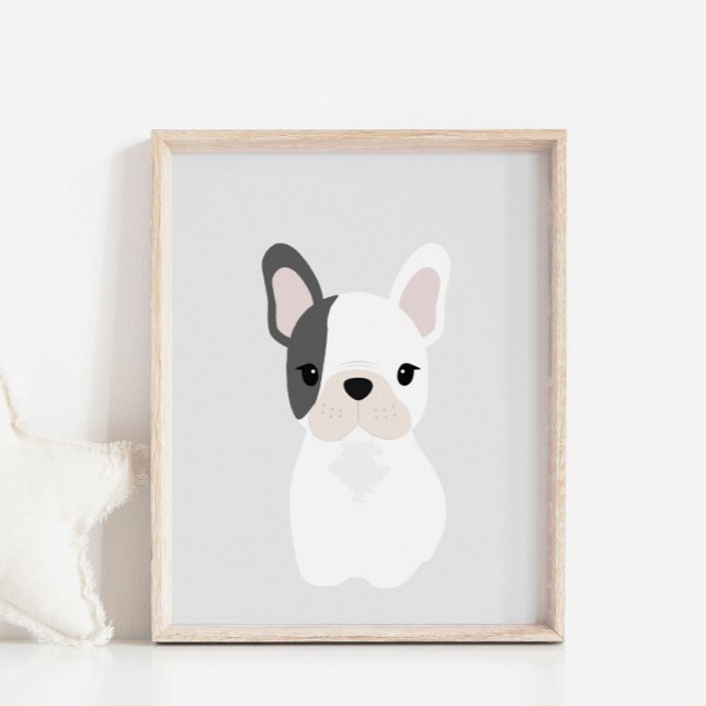 Poster de la chambre pour chiot et chiot Bulldog (Créateur téléchargé)