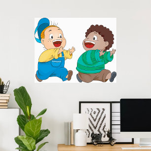 Poster de la chasse aux enfants