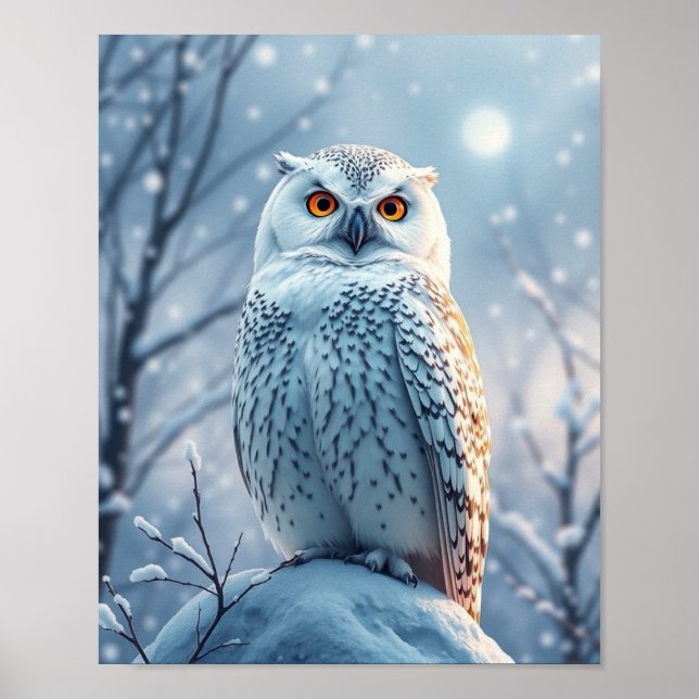 Poster de la Chouette des neiges (Devant)