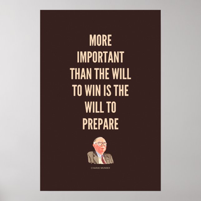 Poster de la citation de Charlie Munger (Devant)