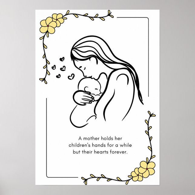 Poster de la citation de Mère's Love (Devant)