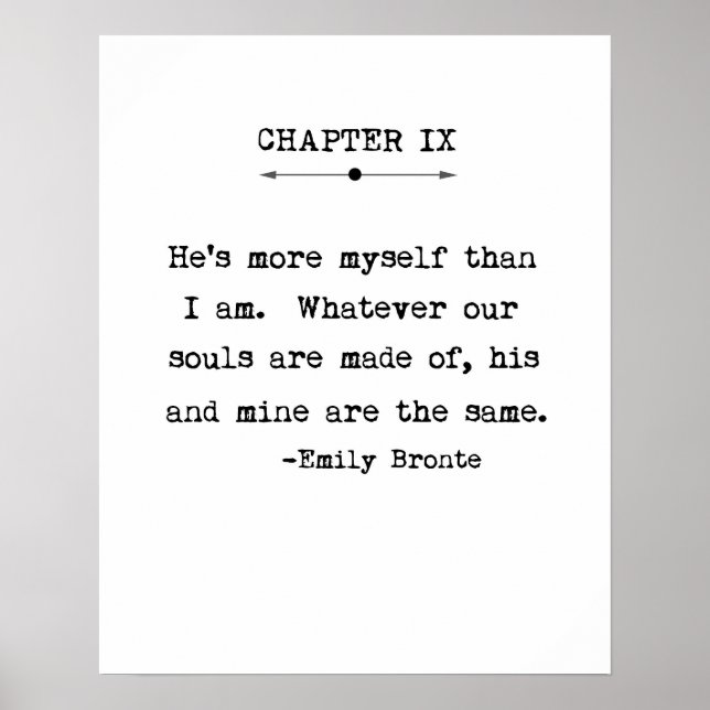 Poster de la citation Emily Bronte (Devant)