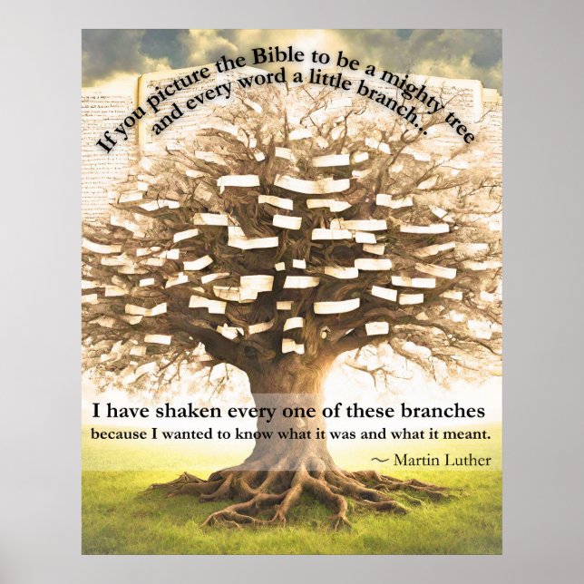 Poster de la citation Martin Luther (Devant)