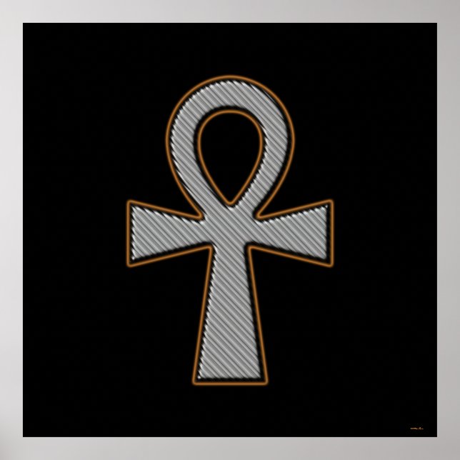 Poster De La Clé De Vie Ankh (Devant)