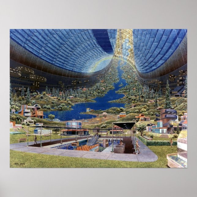 Poster de la colonie spatiale #3 (Devant)