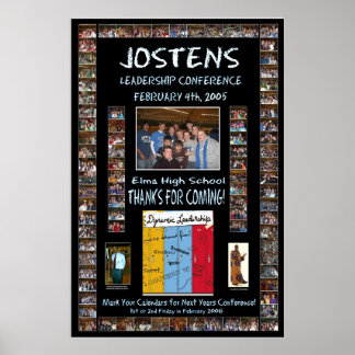 Poster de la conférence de leadership de Jostens N
