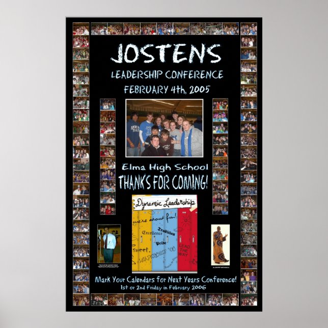 Poster de la conférence de leadership de Jostens N (Devant)