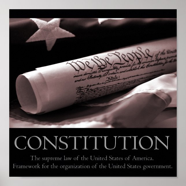 Poster de la Constitution (Devant)