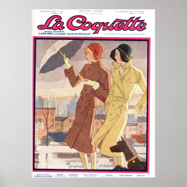 Poster de la Coquette Umbrella Girl (Devant)
