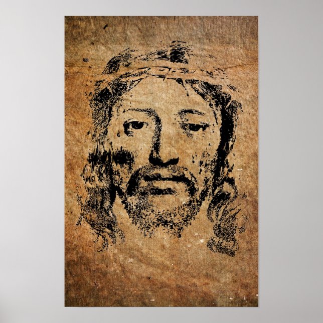 Poster de la couronne d'épines Jésus (Devant)