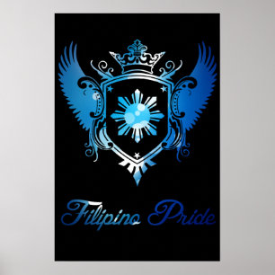 Poster de la crête de fierté philippine