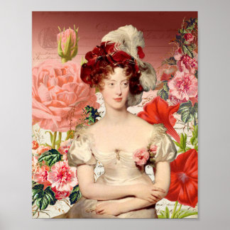 Poster de la dame royale victorienne