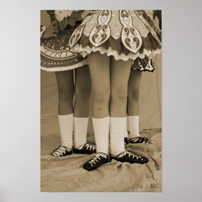 Poster de la danse irlandaise Sepia (Devant)