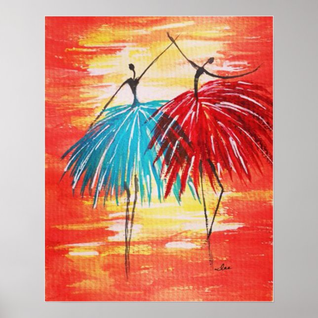 Poster de la danse joyeuse (Devant)