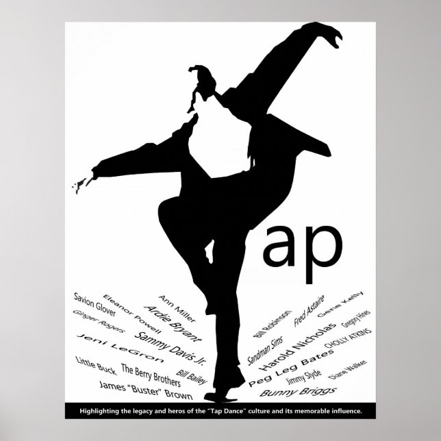 Poster de la danse sur la touche "Légendes" (Devant)