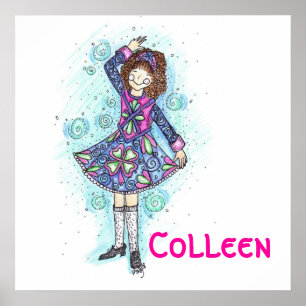 Poster de la danseuse irlandaise Brianne !