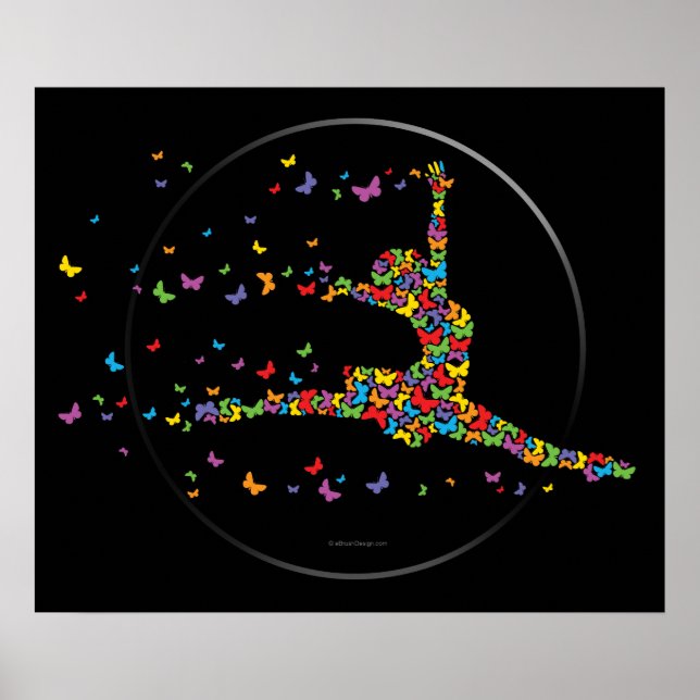Poster de la danseuse papillon (Devant)