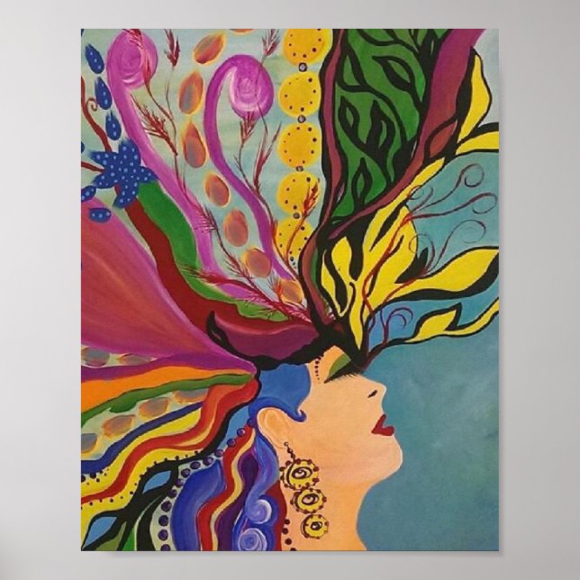 Poster de la déesse de la Mère Terre Gaia (Devant)