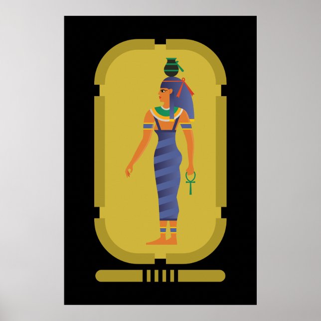 Poster de la déesse égyptienne (Devant)