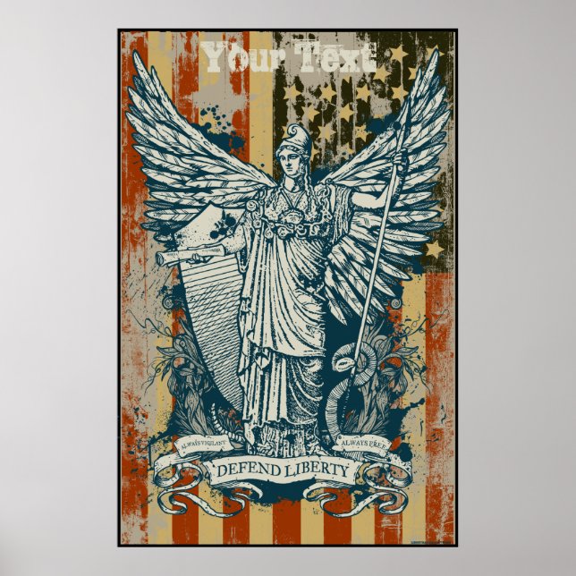 Poster de la déesse Libertas de Liberty (Devant)