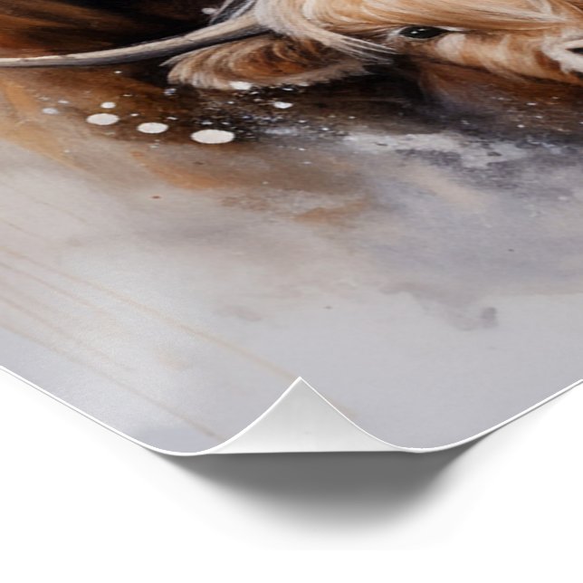 Poster de la famille de 5 vaches design - art mode (Coin)