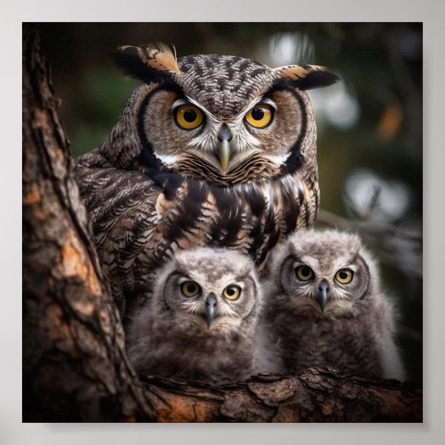 Poster de la famille Owl (Devant)