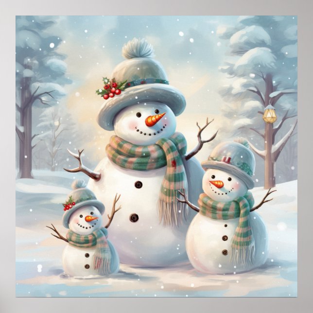 Poster de la famille Snowman (Devant)