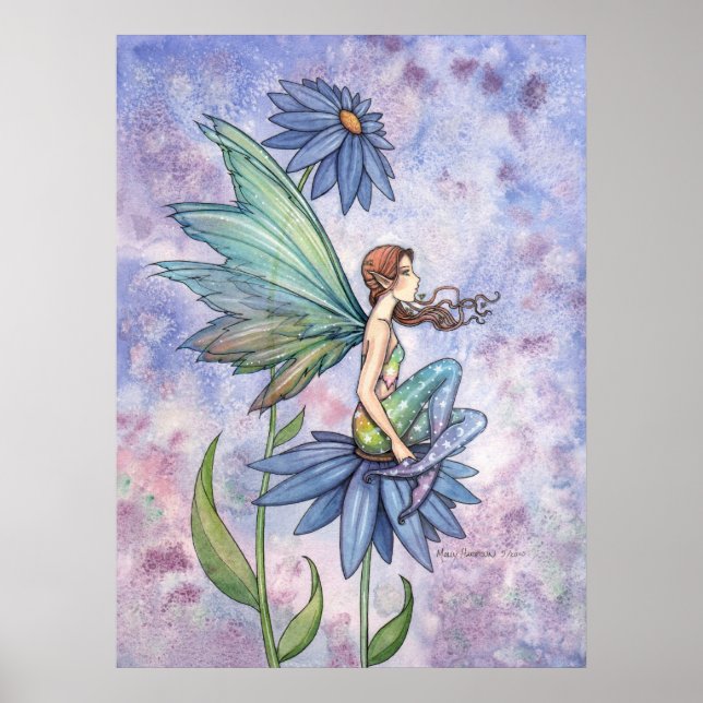 Poster de la fée Blue Daisy par Molly Harrison (Devant)