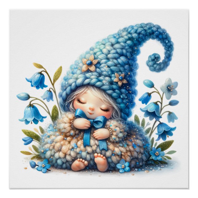 Poster de la fée Cute Bluebell (Devant)