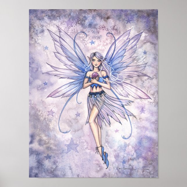 Poster de la fée de Whisler bleu (Devant)