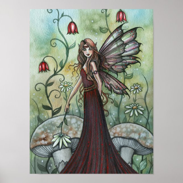 Poster de la Fée du jardin Imprimer par Molly Harr (Devant)