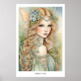 Poster de la Fée forestière