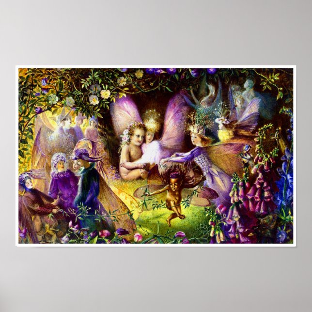 Poster de la fée Imprimer : Peinture de la fée par (Devant)