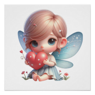 Poster de la fée mignonne